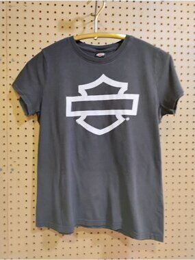 Harley-Davidson Raging Bull Graphic T-Shirt Black Size MD Made In Guatemala Dura